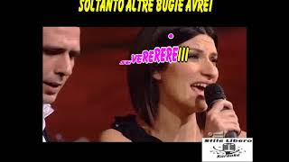 KARAOKE FINISCE QUI ArciZelig 2009  CHECCO ZALONE ft LAURA PAUSINI Demo [upl. by Cyndy]