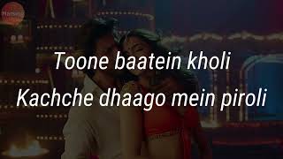 Manwa Laage Lyrics Arijit Singh Shreya Ghoshal  Deepika Padukone Shahrukh Khan [upl. by Beeson]