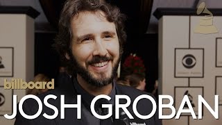 Josh Groban The 2016 GRAMMY Red Carpet [upl. by Ulda199]