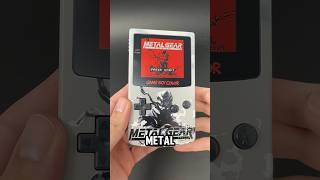 Custom Metal Gear Solid Gameboy Color [upl. by Adnirual949]