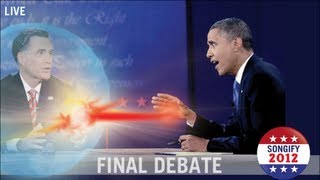 FINAL DEBATE SONGIFIED Obama vs Romney 2012 [upl. by Peatroy]