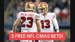 3 FREE NFL CMAS BETS [upl. by Camilia]