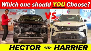 Tata Harrier 2023 vs MG Hector 2023  Best Full Size SUV  Engine  Features  Price in India🔥 [upl. by Serilda582]