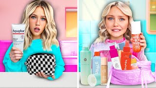 7 DAUGHTERS SWAP MAKEUP BAGS 👛💄 [upl. by Eninahs]