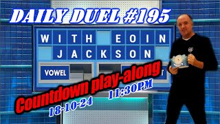 Live Countdown PlayAlong The Daily Duel 195 [upl. by Michey]