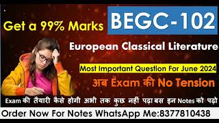 BEGC102 Important Questions For June 2024 ExamImportantQuestion with SolutionJune 202499 Marks [upl. by Chamkis77]