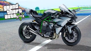 GTA 5 GERÇEK HAYAT   Yeni Motorum KAWASAKİ NİNJA H2R  Felaketttt🔥🔥  33 [upl. by Trotta814]