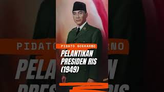 Pidato Soekarno Dilantik Presiden RIS 1949 [upl. by Candy]