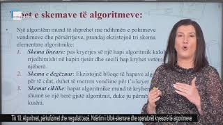 TIK 10  Algoritmet përkufizimet dhe rregullat bazë Ndërtimi i bllokskemave [upl. by Ankeny283]