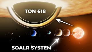 TON 618 Blackhole vs Stephenson 218 Universe Sizé Comparison Comparison  3D Real Scale [upl. by Burtis]