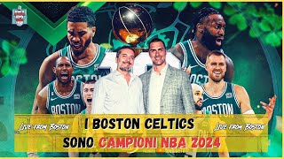 NBA FINALS  I Boston Celtics sono campioni NBA 2024 [upl. by Eltsyrk495]