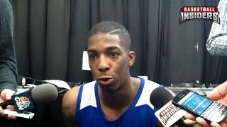 Delon Wright  2015 NBA Draft Combine  Basketball Insiders [upl. by Valenza]