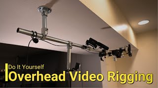 DIY Camera Video and Audio Overhead Rigging for Studio [upl. by Saerdna514]