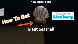 How to get the Bloxburg Seashell Trophy [upl. by Jon]