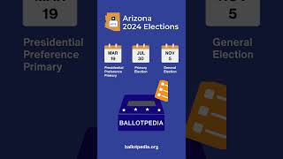 Arizona 2024 Election Dates [upl. by Findlay]