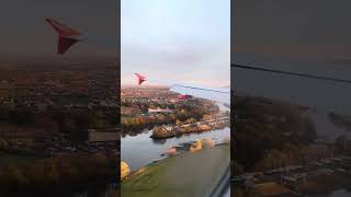 View of Glasgow while landing at Glasgow Airport [upl. by Lehcsreh]