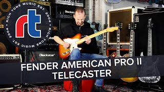 Rich Tone Music Fender American Professional II Telecaster  MN  Sienna Sunburst [upl. by Utas]