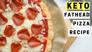 Fathead Pizza Recipe For Keto  How To Make The BEST Low Carb Gluten Free Fat Head Pizza Dough [upl. by Owain]