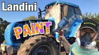 Landini Legend 130 tractor PAINTing [upl. by Enerol]