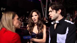 Kelsey Chow amp Ethan Peck At Breaking Dawn Part 1 World Premiere [upl. by Azenav]