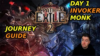 Path of Exile 2 Invoker Monk Early Leveling Guide  My progress so far [upl. by Gypsie675]