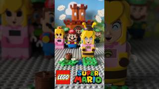 Bee Power Up  LEGO Mario Peach and Luigi ASMR beepowerup beemario mario peach luigi beepeach [upl. by Rafat]