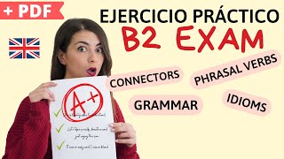 ¿Cuántas te sabes ✏️ Examen de inglés B2  Ejercicio  PDF con gramática phrasal verbs y más [upl. by Leira]