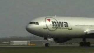 Northwest Airlines DC10 takeoff from Amsterdam [upl. by Iret371]