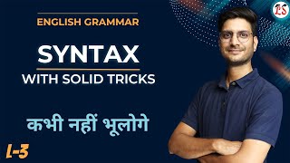 L3 SYNTAX  Rules With Solid Tricks  Subject Verb Agreement  English Grammar [upl. by Rabush]