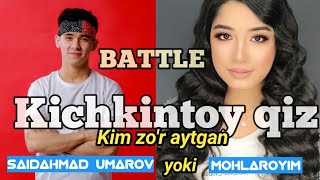 Saidahmad Umarov va Mohlaroyim BATTLE kichkintoy qiz cover [upl. by Greene19]