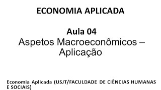 Aspectos macroeconomicos [upl. by Aicetel760]