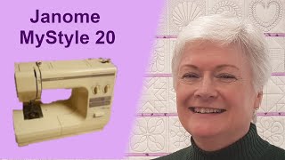 Janome My Style 20  Threading and Basics [upl. by Adaval]