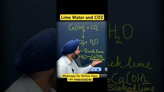 Reaction of Lime water and Carbon dioxide  Class 10 Science Shorts Gagan Sir  CBSE  NCERT [upl. by Bilicki]