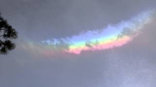 逆さ虹 circumzenithal arc、circumzenith arc、CZA [upl. by Supen]