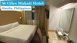 St Giles Makati Hotel Manila Philippines 2024  Room Tour Breakfast Facilities [upl. by Connell]