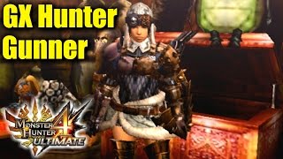 Monster Hunter 4U G Rank Armor Overview GX Hunter Gunner [upl. by Bowe541]