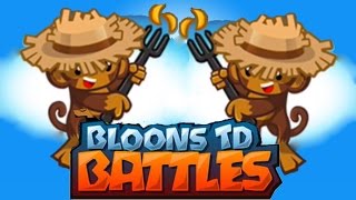 ¡¡TIENEN MIEDO DE MIS GRANJEROS  Bloons TD Battles con TheAlvaro845  Español [upl. by Erodoeht]