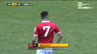 Perugia  Frosinone 10 Gol di Moscati 04052014 [upl. by Eustazio217]