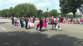 Gottaswing in the 2018 4th of July Washington DC Parade [upl. by Ahcorb]