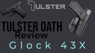 Tulster Oath‼️ BEST HOLSTER FOR UNDER 100 for the Glock 4343xlink in ￼ description glock43x [upl. by Risan]