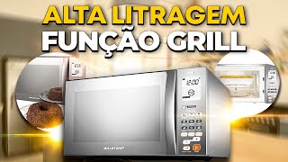 ELE FAZ DE TUDO Brastemp Ative BMJ38AR Microondas Grande com Função Grill [upl. by Nylarac]