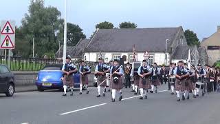 Ringsend Pipe Band  Black Saturday Evening Parade In Moneymore 2018 [upl. by Relyat198]