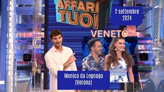 Affari tuoi di Lunedì 2 settembre con il Veneto I pacchi aperti in ordine Con Stefano De Martino [upl. by Shepley28]