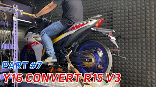 Y16ZR  Convert R15 v3 Part 7  Dyno [upl. by Sayce492]