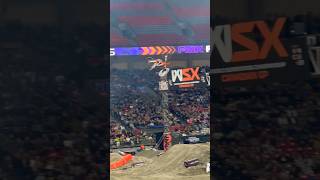 Best FMX trick at WSX Championship fmx fmxlife supercross wsx freestylemotocross motovlog [upl. by Vtehsta452]