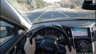 2018 Infiniti Q50 30t POV Drive No Talking [upl. by Quinby]