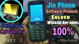 jio phone software problem note on solution 100🤓🤓🤓👍👍 working [upl. by Gretel]