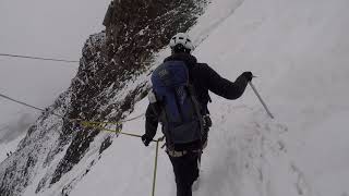 Traversée du Couloir du Goûter dit le Couloir de la mort le 06 juillet 2018 [upl. by Eiuol604]