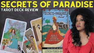 Secrets of Paradise Tarot Deck Unboxing Review and Flip Through [upl. by Dace]