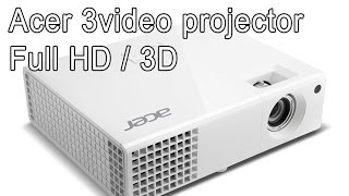 Acer Video projector 3D Full HD  H6510BD full review tips for lamp life watching movies  PART 1 [upl. by Muhammad]